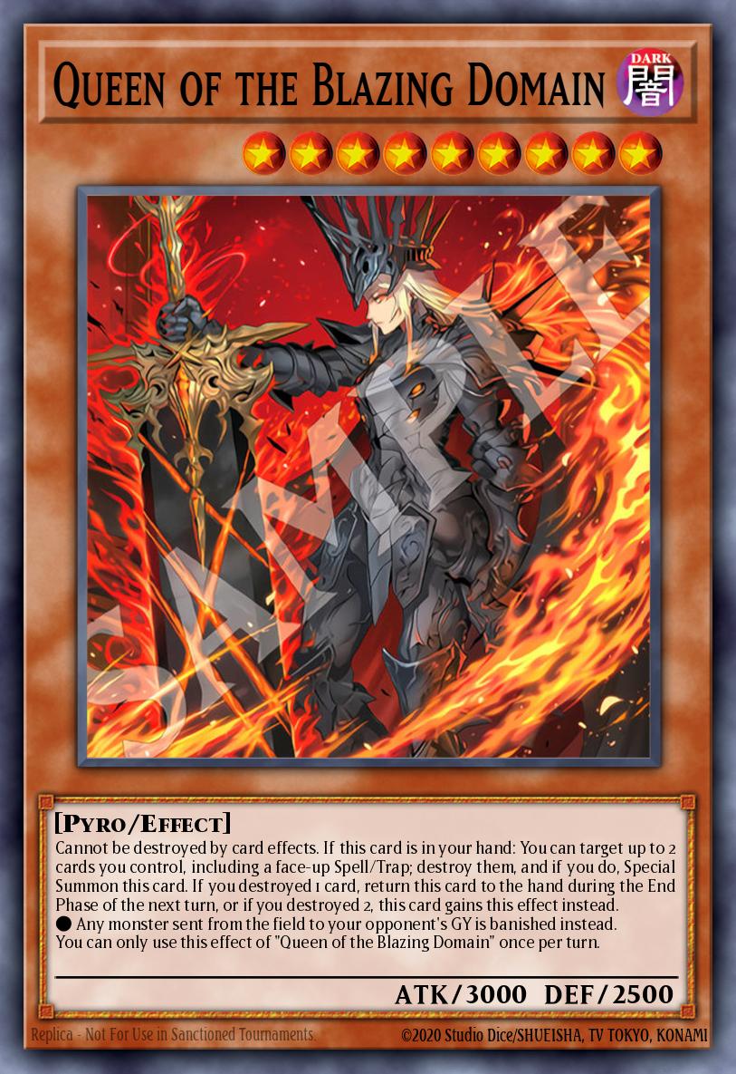 Card Image: Queen of the Blazing Domain