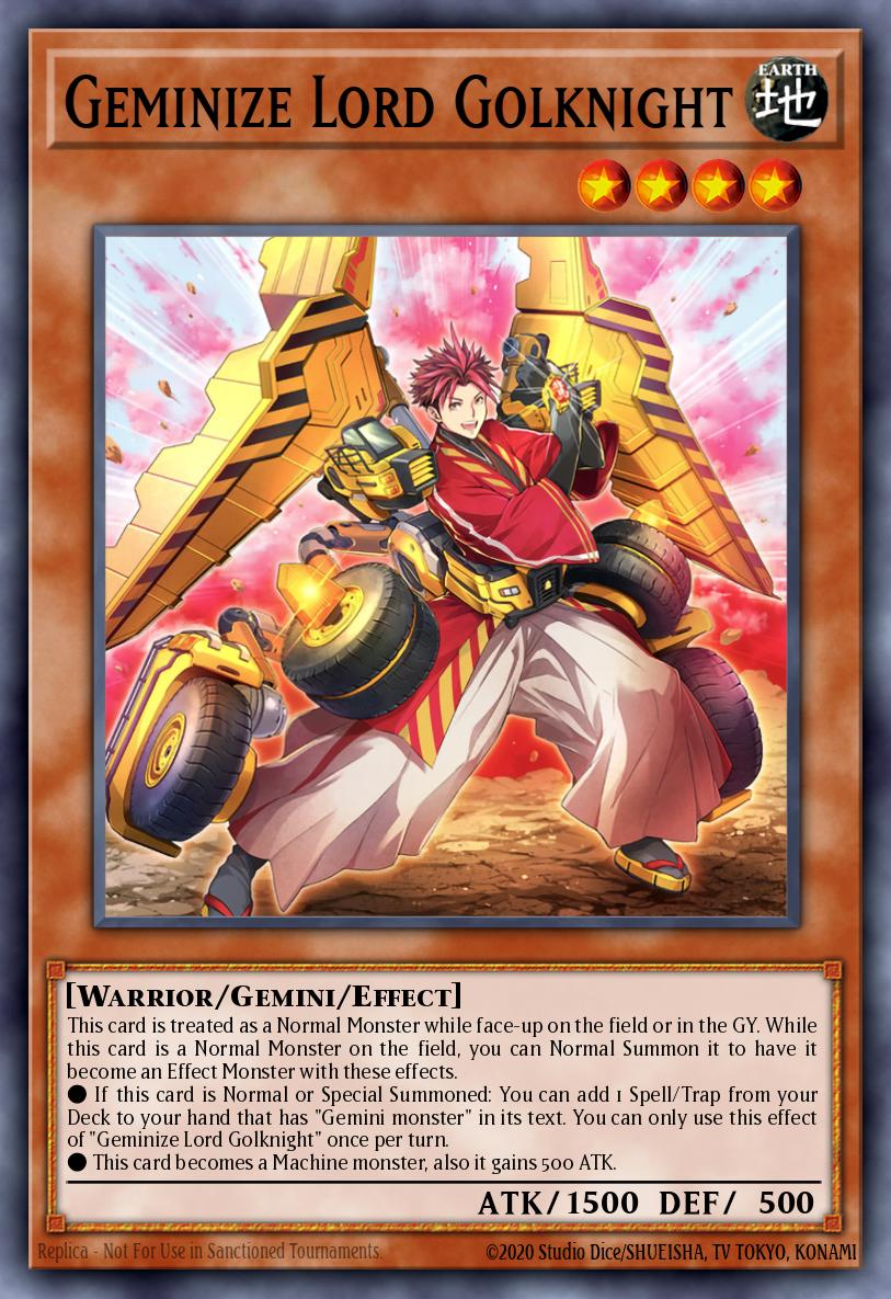 Card Image: Geminize Lord Golknight