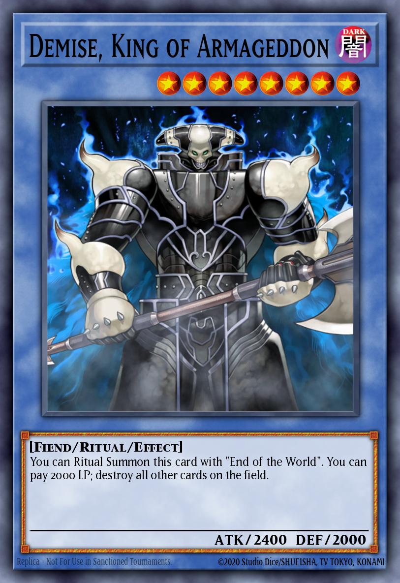 Card Image: Demise, King of Armageddon