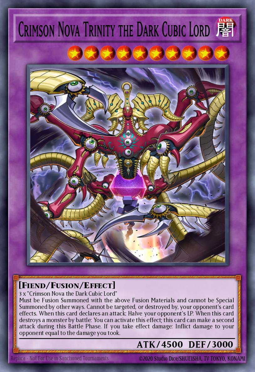 Card Image: Crimson Nova Trinity the Dark Cubic Lord