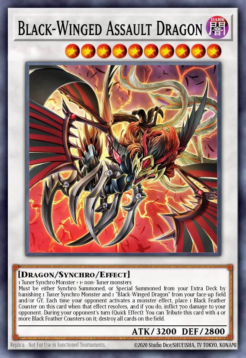 Card Image: Black-Winged Assault Dragon