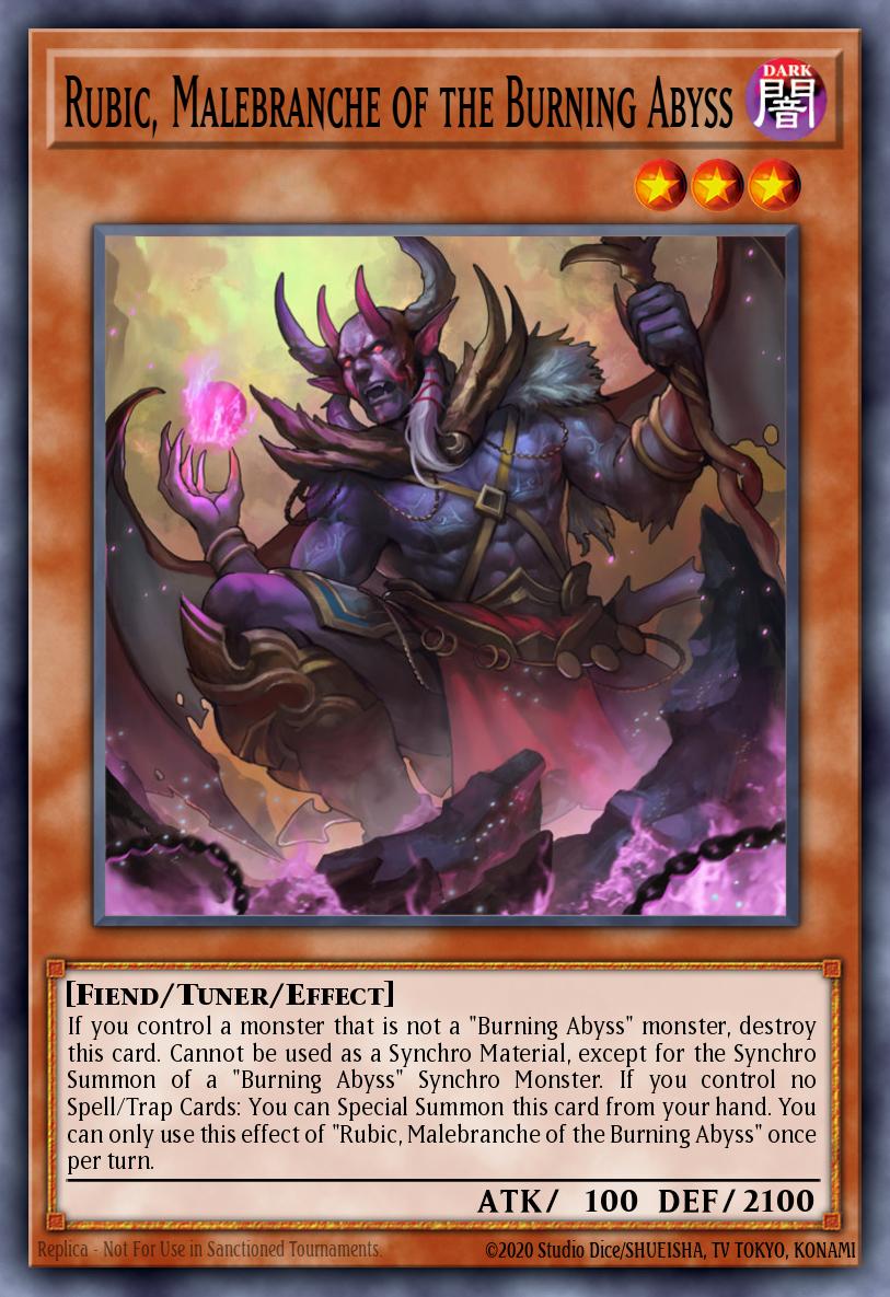 Card Image: Rubic, Malebranche of the Burning Abyss