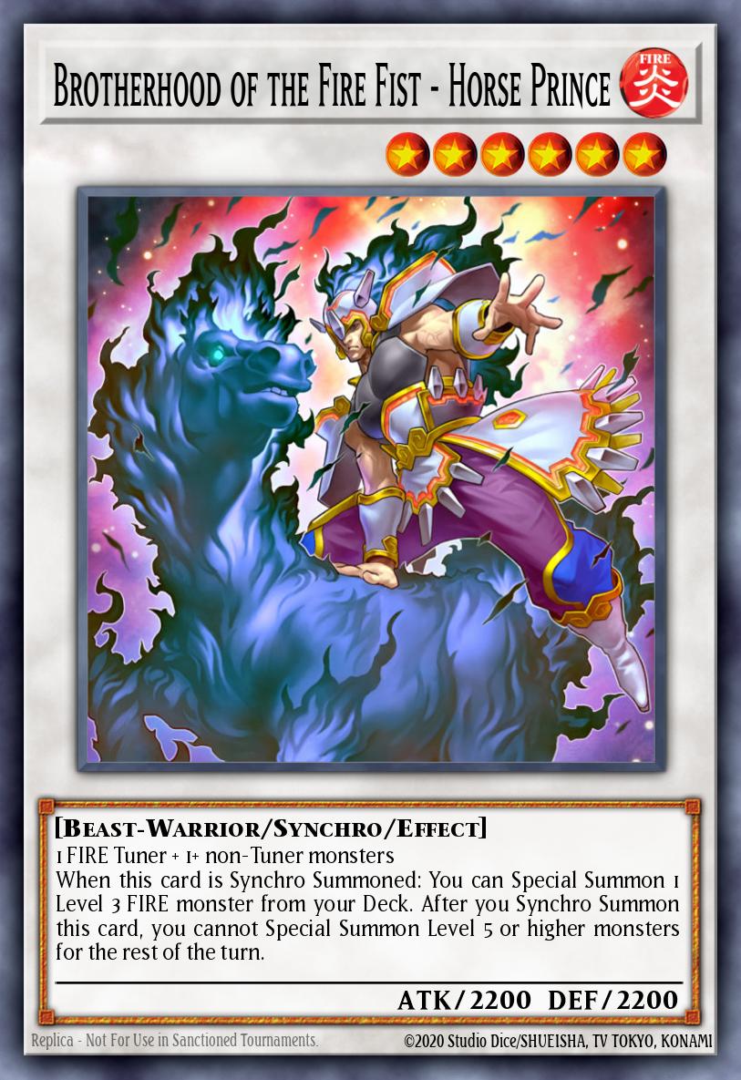 Card Image: Brotherhood of the Fire Fist - Horse Prince