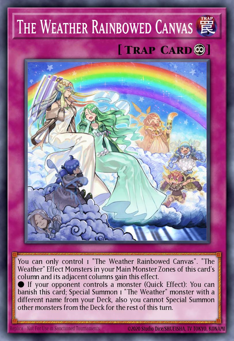 Card Image: The Weather Rainbowed Canvas