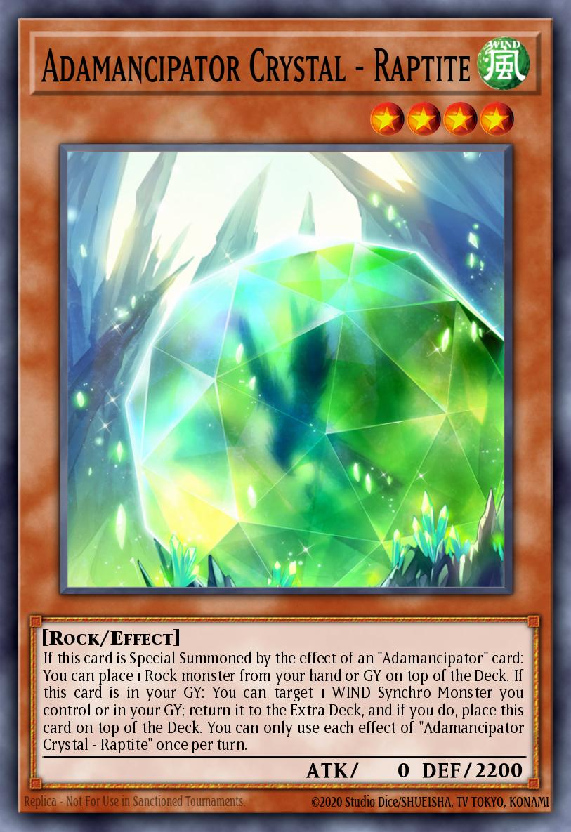 Card Image: Adamancipator Crystal - Raptite