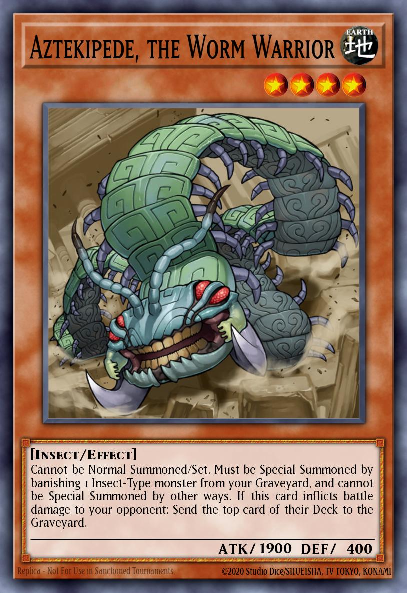 Card Image: Aztekipede, the Worm Warrior