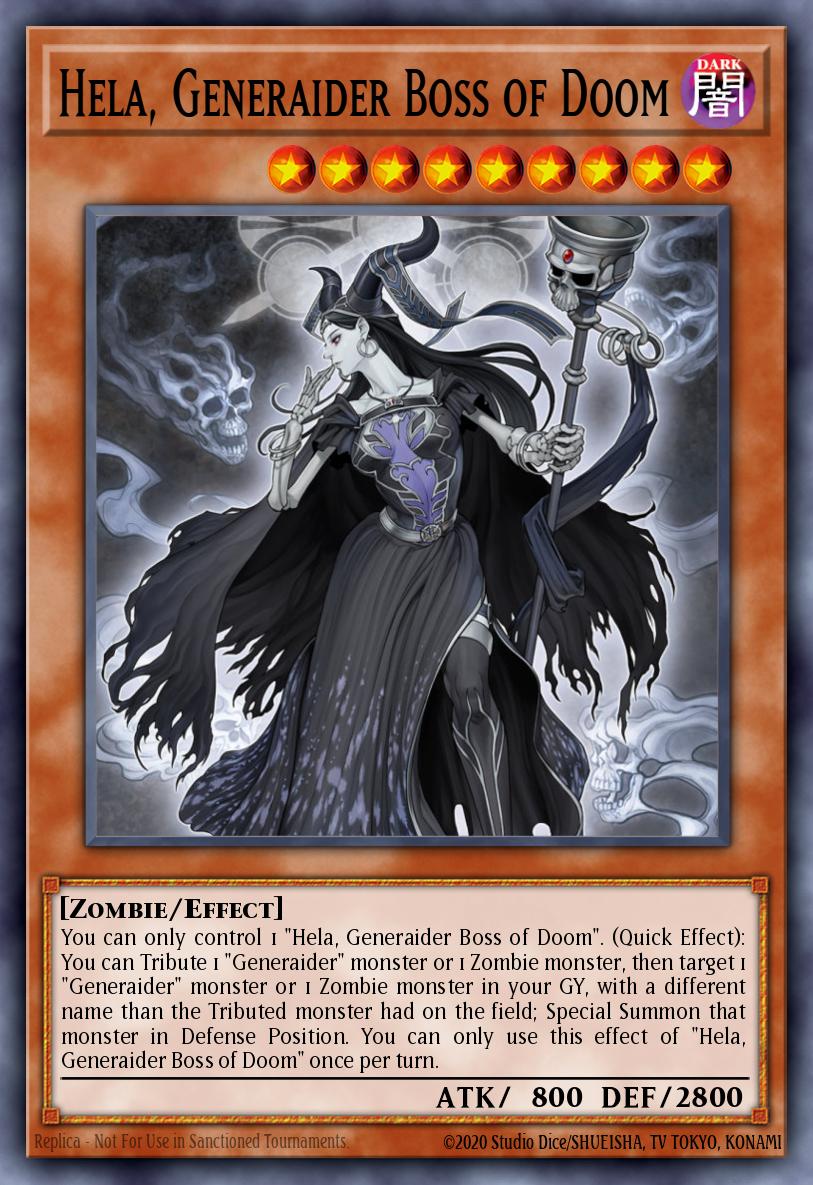 Card Image: Hela, Generaider Boss of Doom