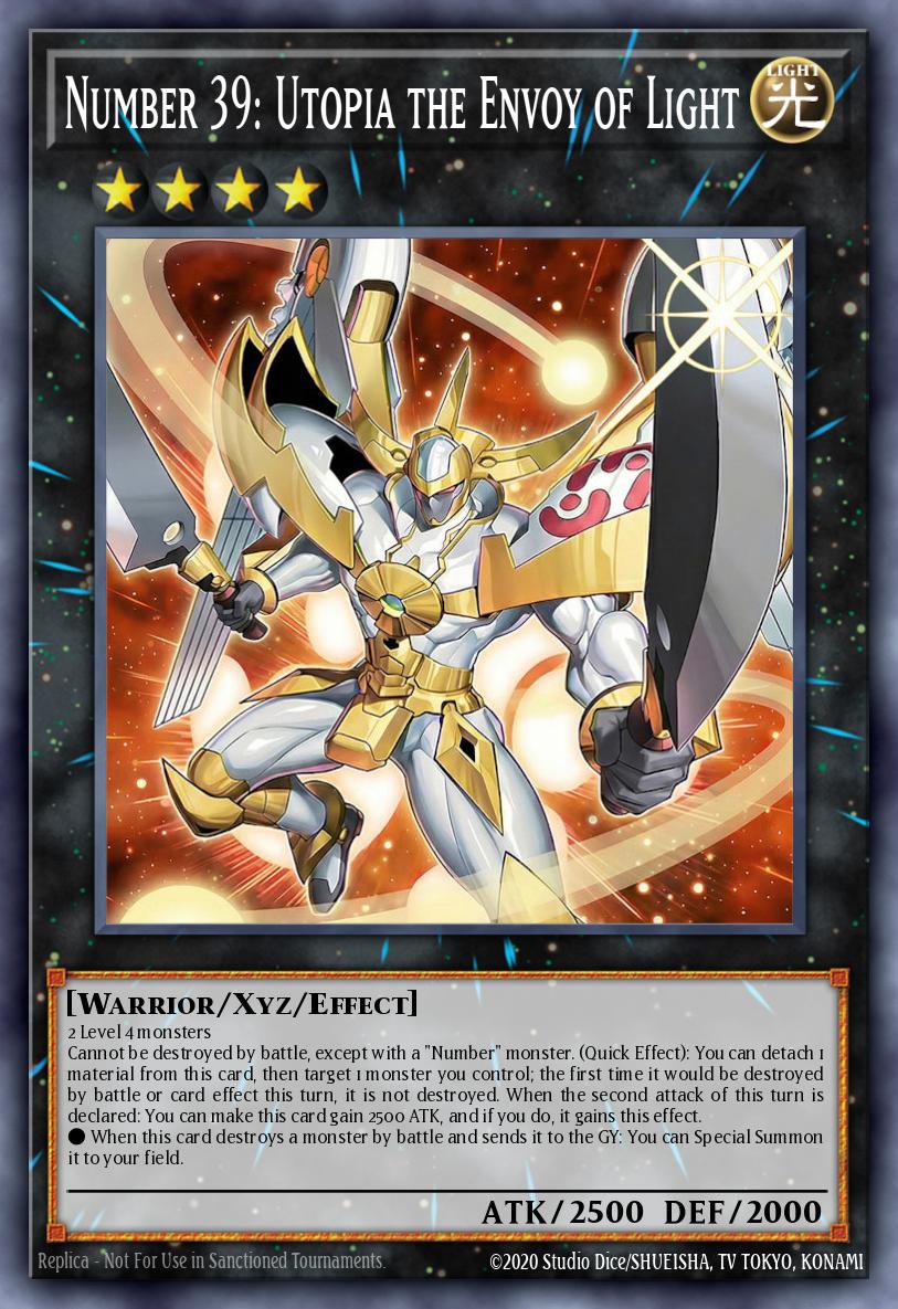 Card Image: Number 39: Utopia the Envoy of Light