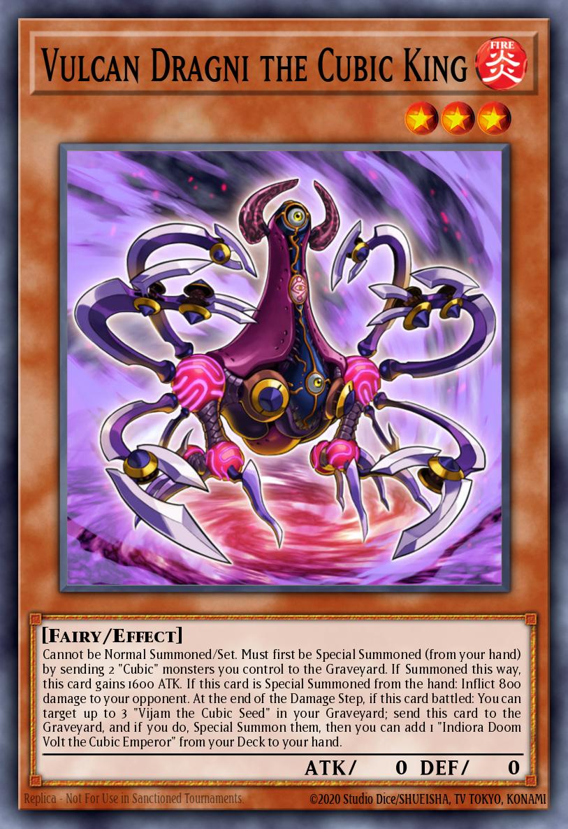 Card Image: Vulcan Dragni the Cubic King