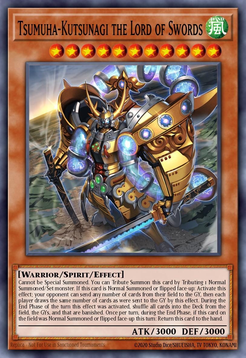 Card Image: Tsumuha-Kutsunagi the Lord of Swords