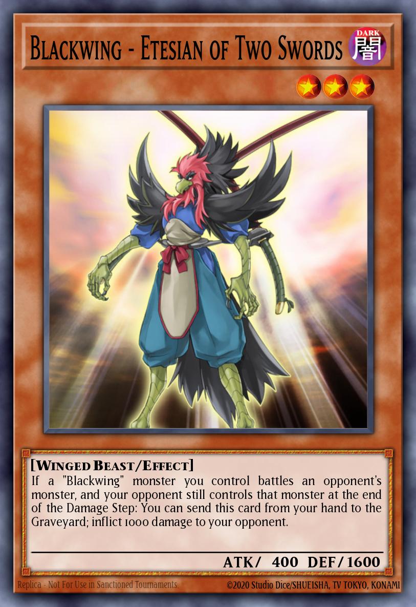 Card Image: Blackwing - Etesian of Two Swords