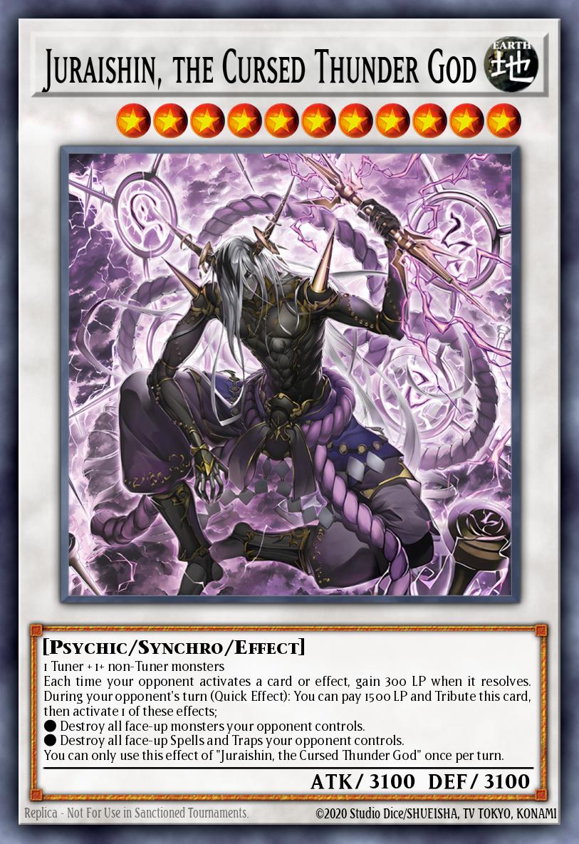 Card Image: Juraishin, the Cursed Thunder God
