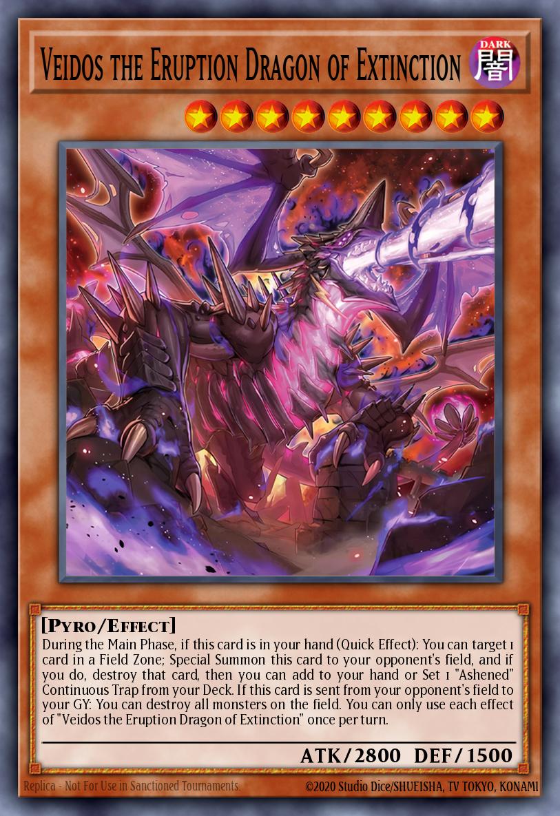 Card Image: Veidos the Eruption Dragon of Extinction