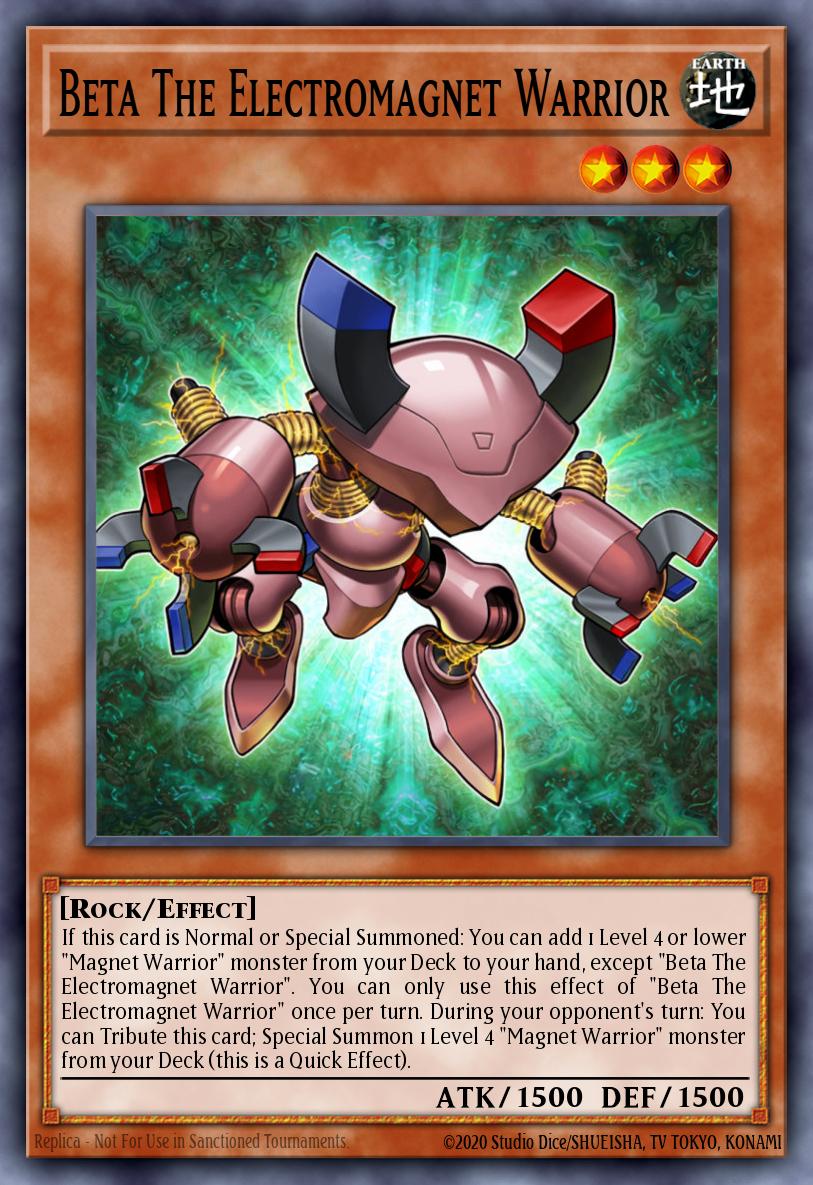 Card Image: Beta The Electromagnet Warrior