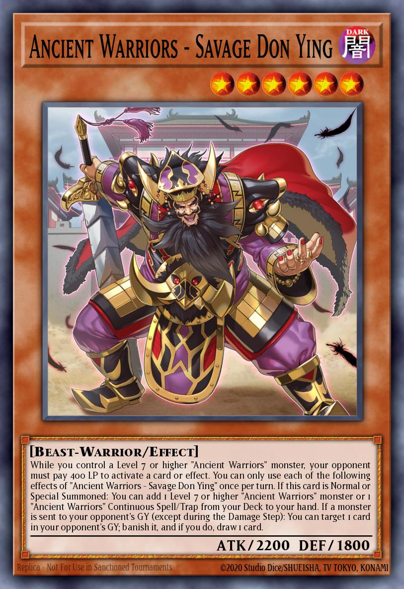 Card Image: Ancient Warriors - Savage Don Ying