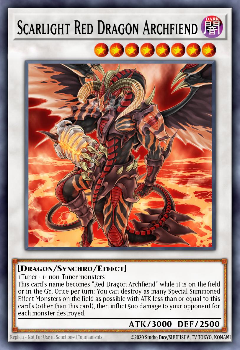 Card Image: Scarlight Red Dragon Archfiend