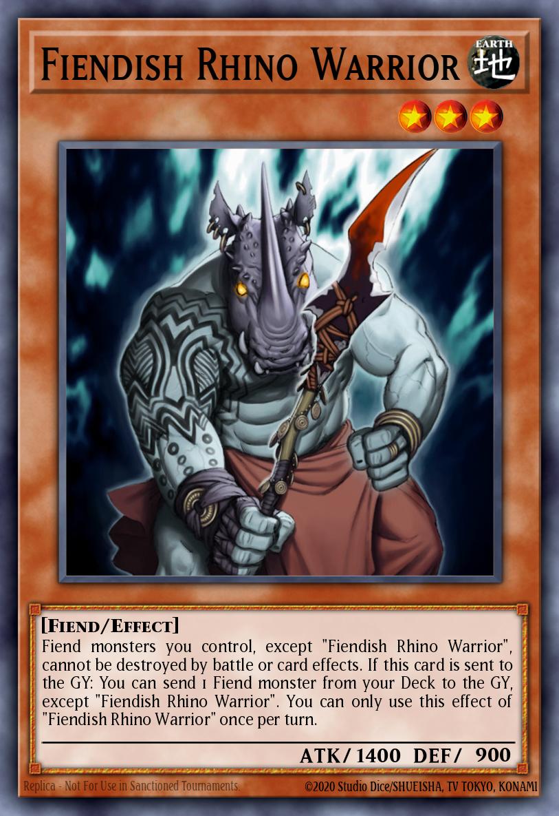 Card Image: Fiendish Rhino Warrior