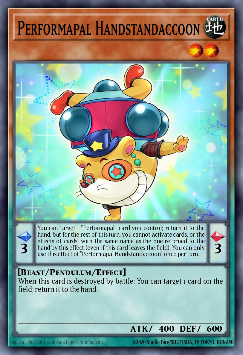 Card Image: Performapal Handstandaccoon