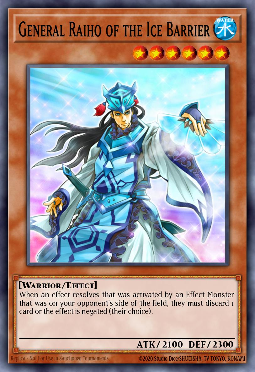 Card Image: General Raiho of the Ice Barrier