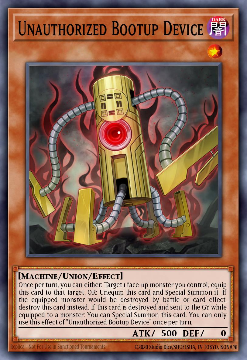 Card Image: Unauthorized Bootup Device