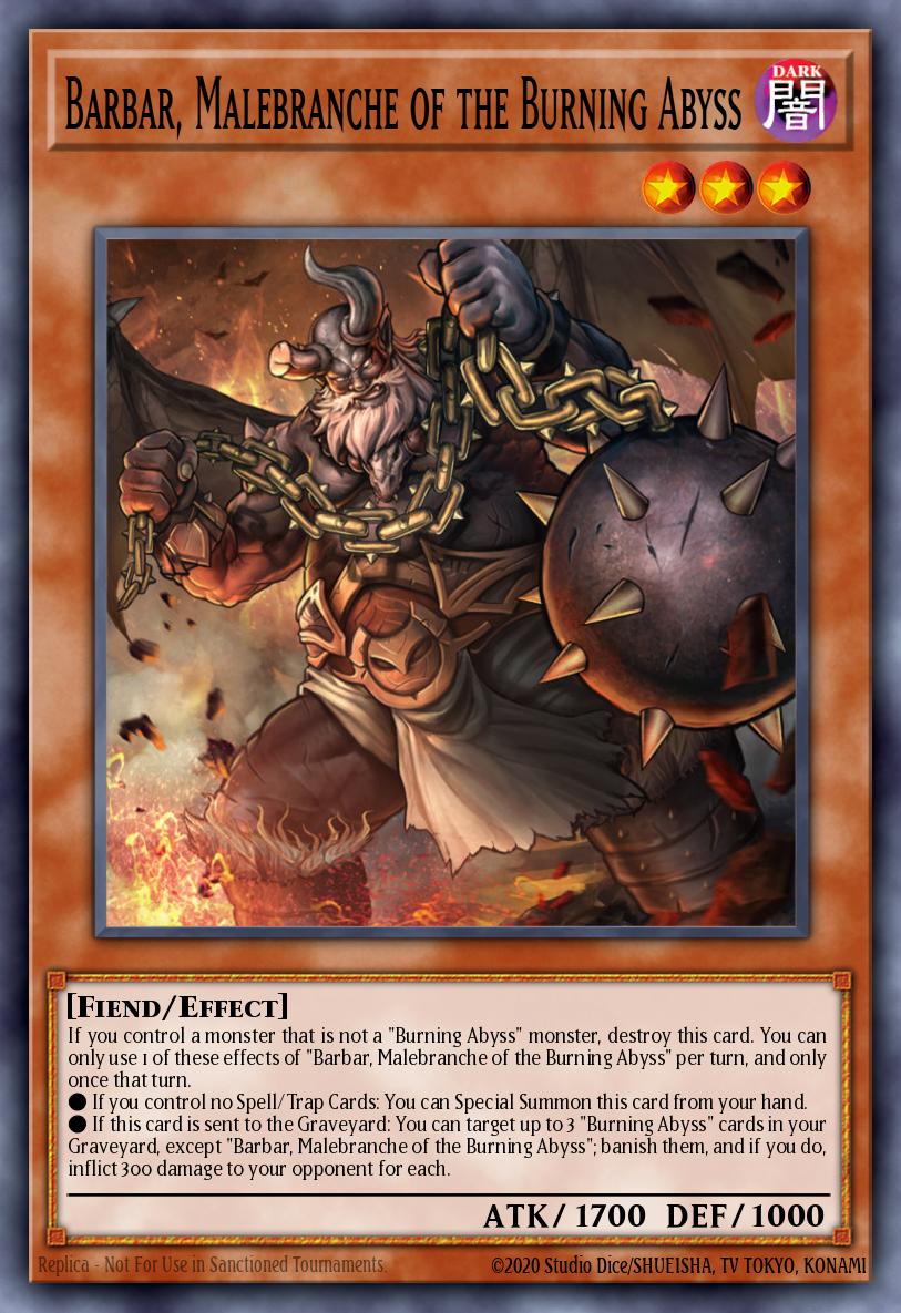 Card Image: Barbar, Malebranche of the Burning Abyss