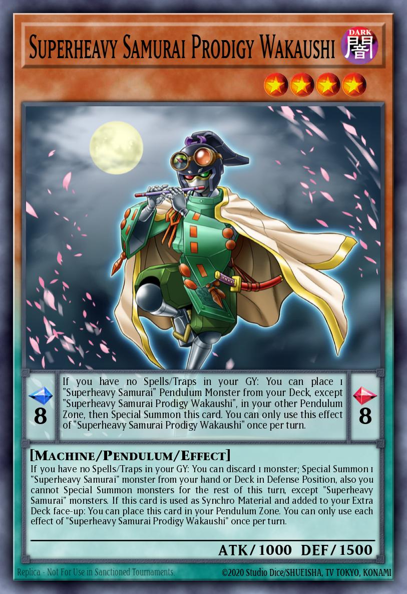 Card Image: Superheavy Samurai Prodigy Wakaushi