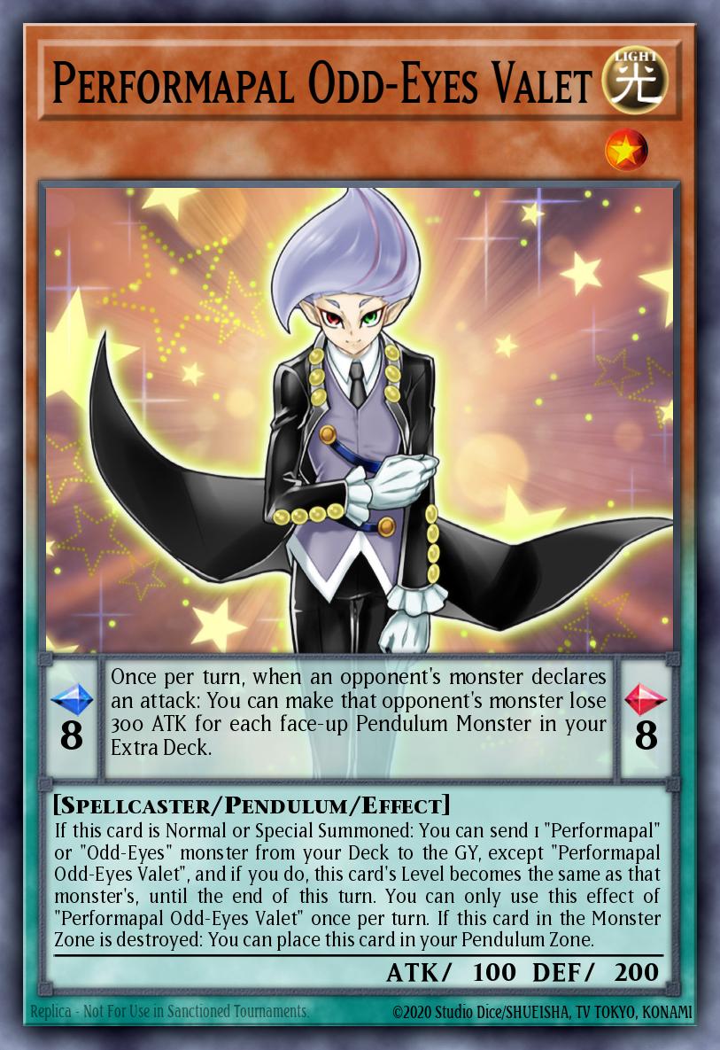 Card Image: Performapal Odd-Eyes Valet