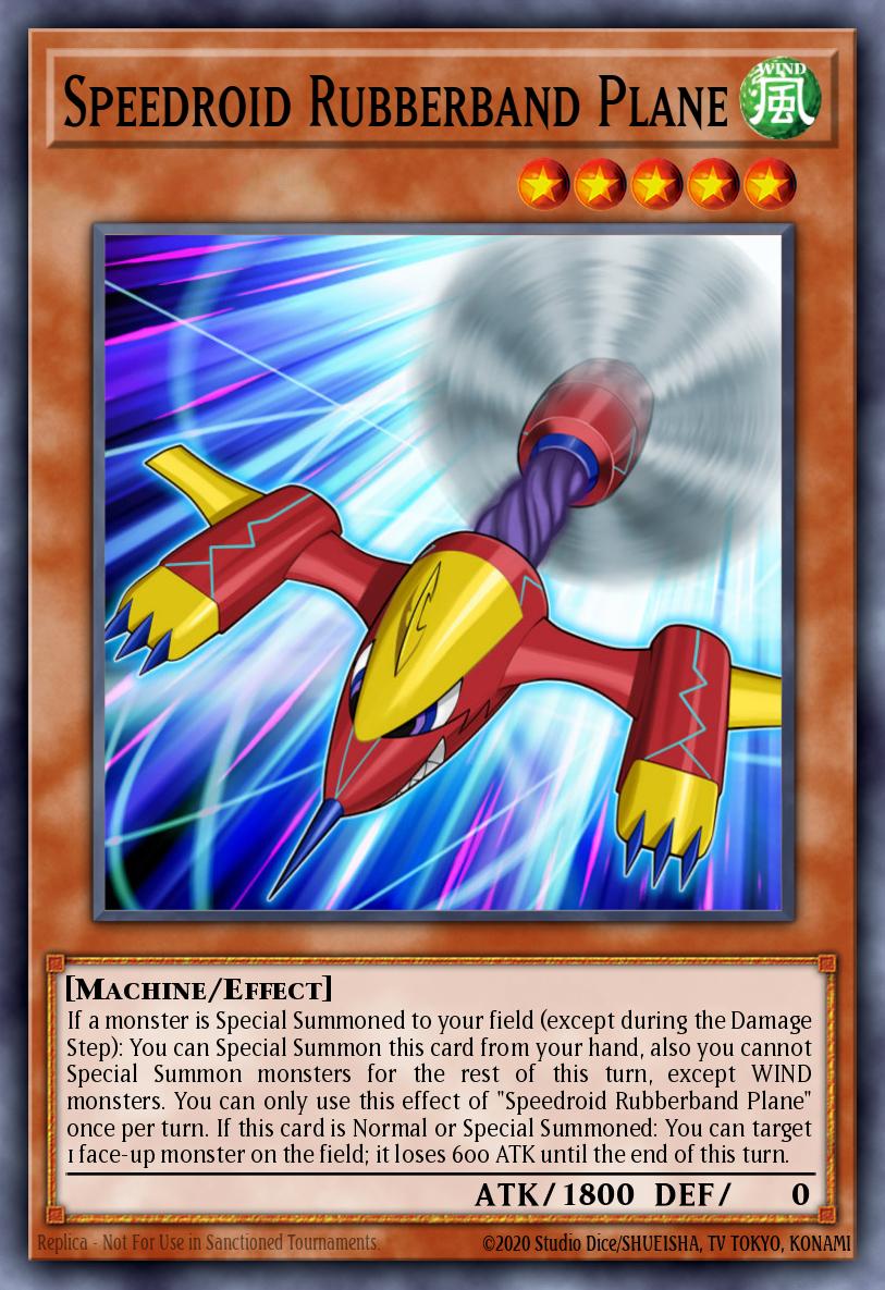 Card Image: Speedroid Rubberband Plane