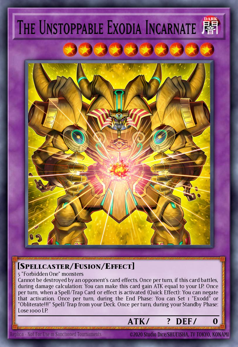 Card Image: The Unstoppable Exodia Incarnate