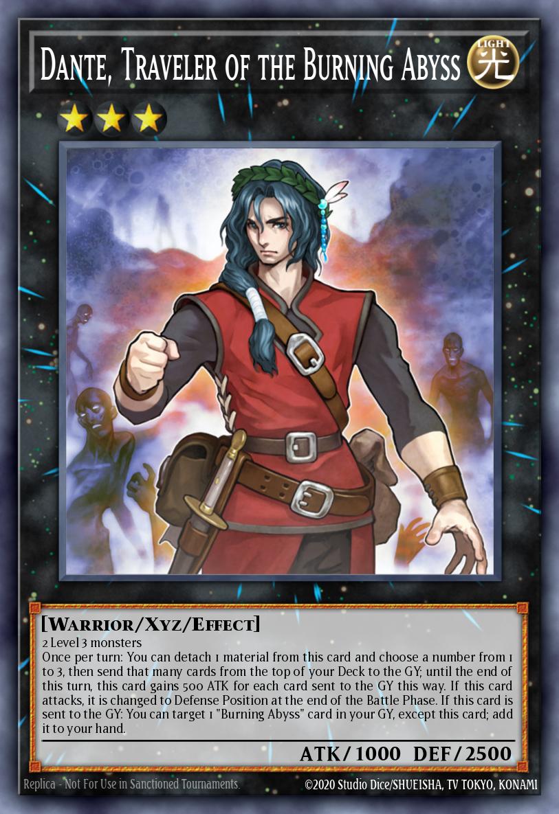 Card Image: Dante, Traveler of the Burning Abyss