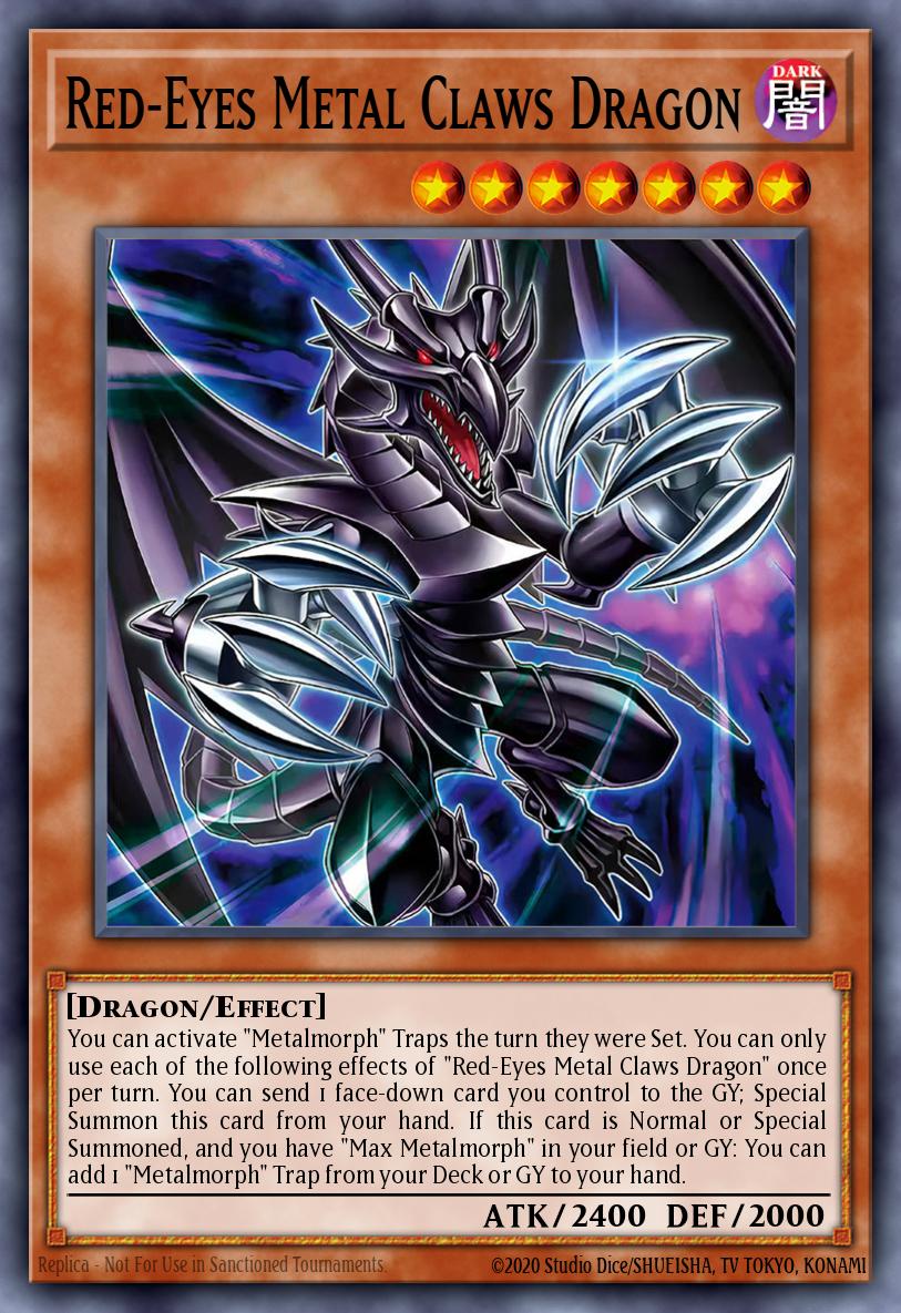Card Image: Red-Eyes Metal Claws Dragon