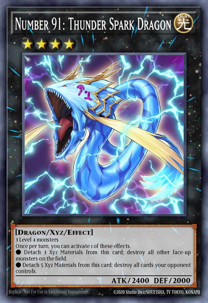 Card Image: Number 91: Thunder Spark Dragon
