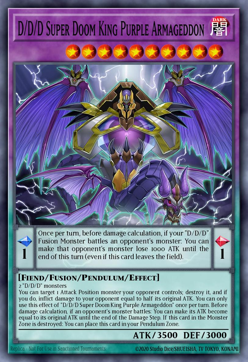 Card Image: D/D/D Super Doom King Purple Armageddon
