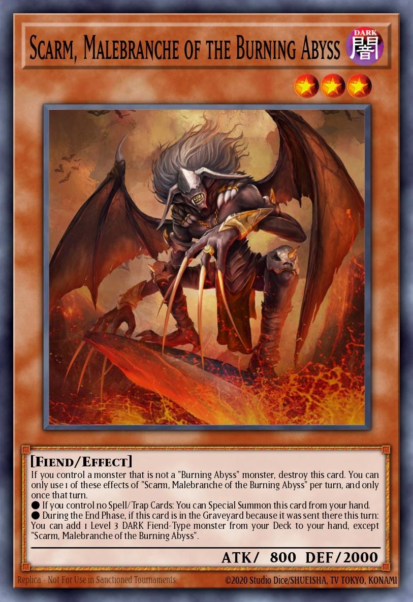Card Image: Scarm, Malebranche of the Burning Abyss