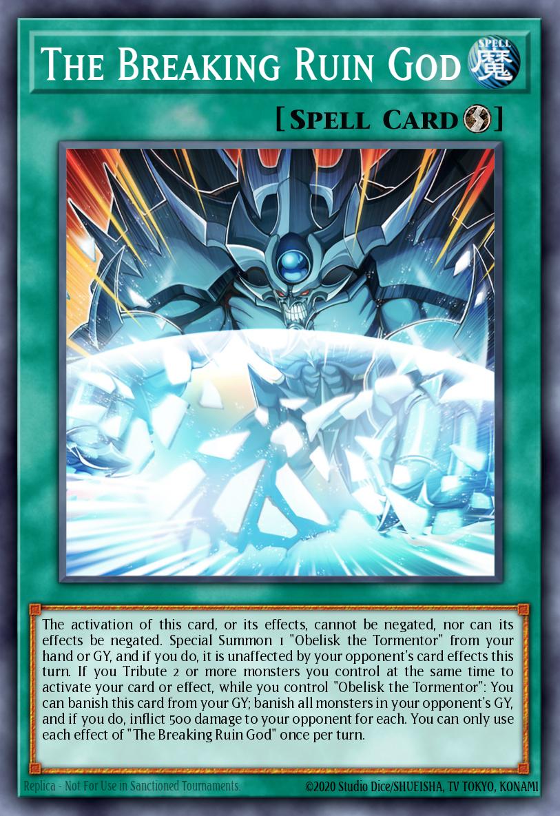 Card Image: The Breaking Ruin God