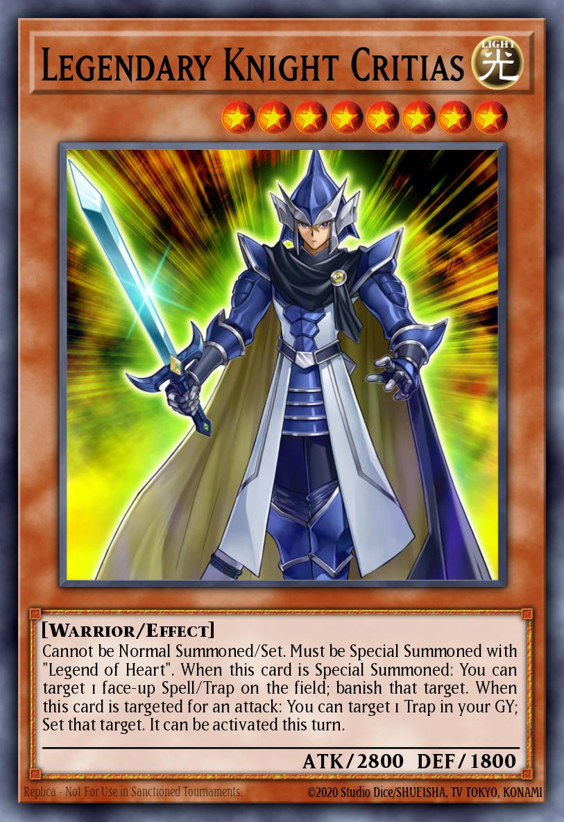 Card Image: Legendary Knight Critias