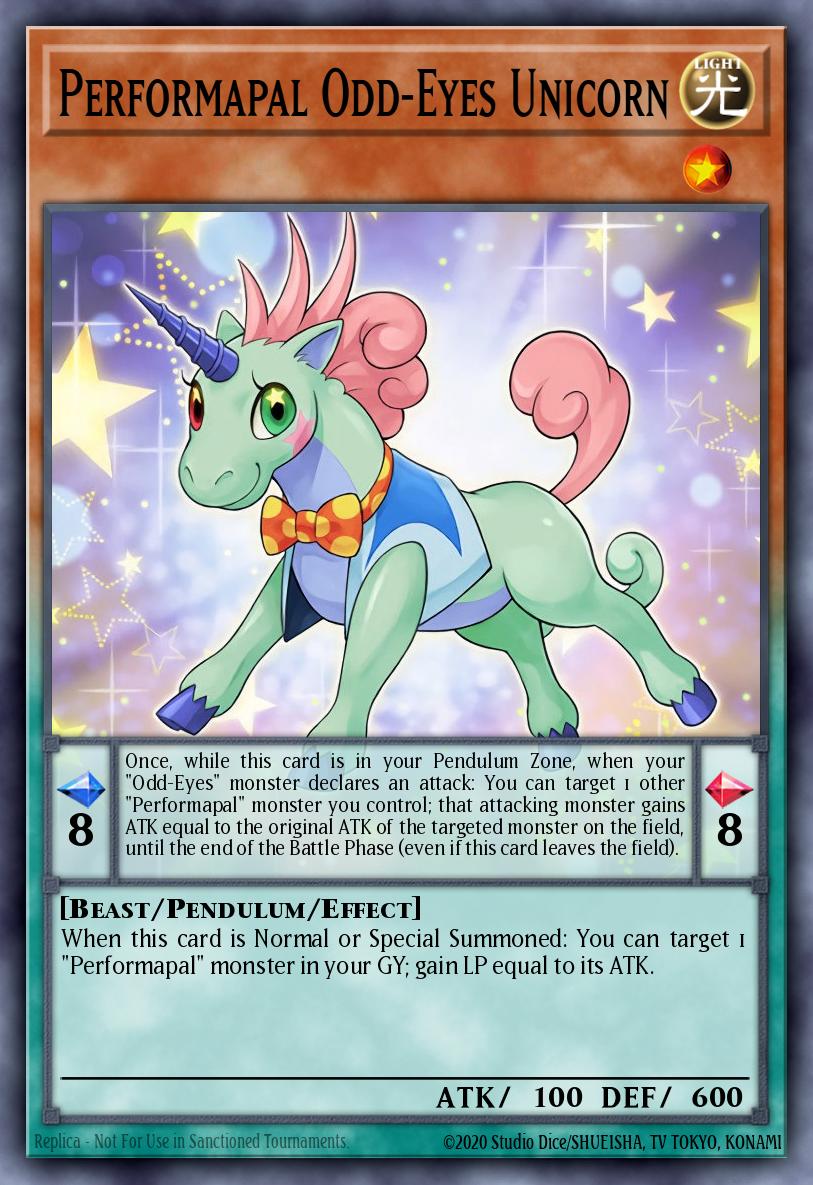 Card Image: Performapal Odd-Eyes Unicorn