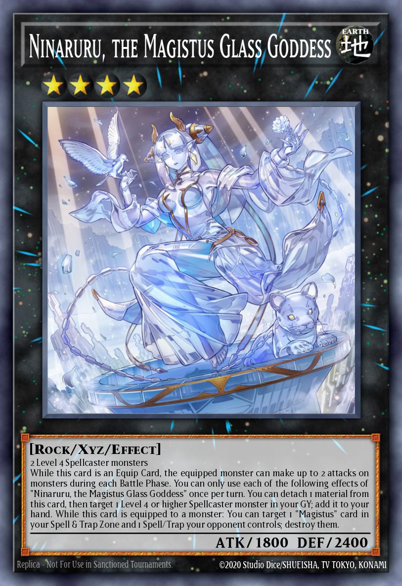 Card Image: Ninaruru, the Magistus Glass Goddess