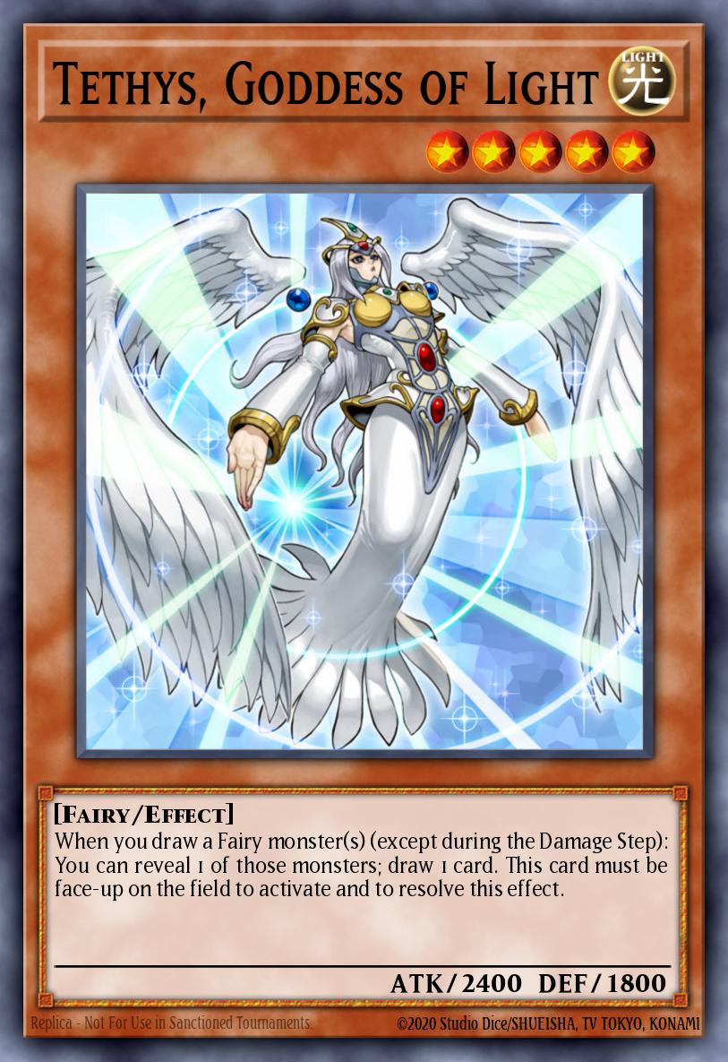 Card Image: Tethys, Goddess of Light