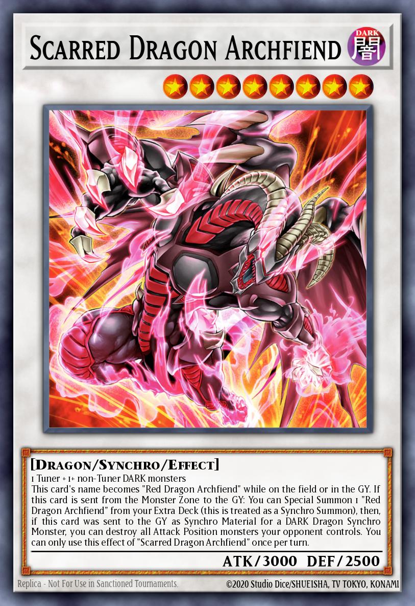 Card Image: Scarred Dragon Archfiend