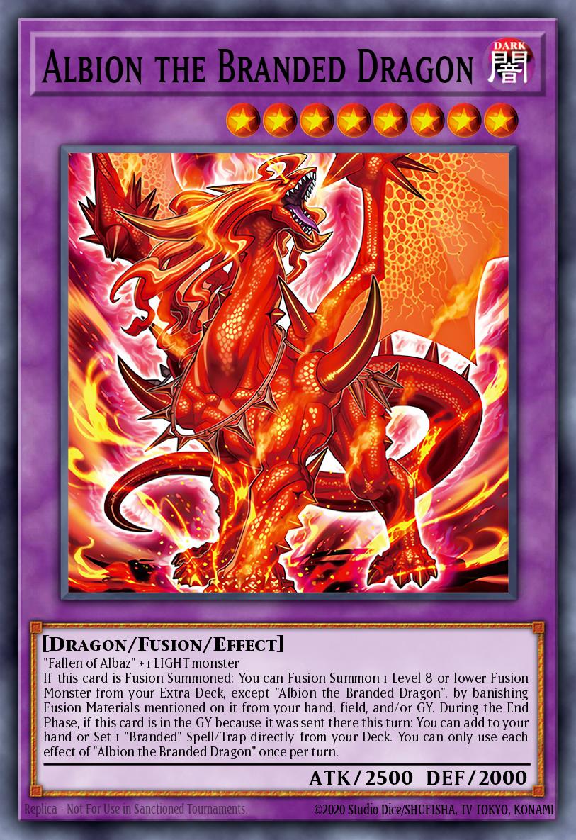 Card Image: Albion the Branded Dragon