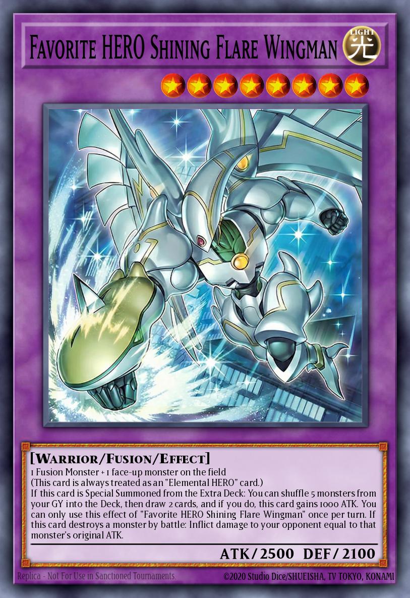 Card Image: Favorite HERO Shining Flare Wingman