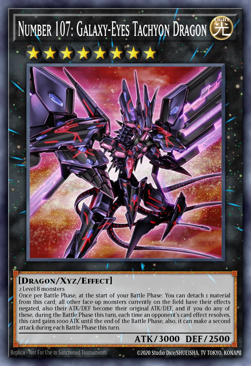 Card Image: Number 107: Galaxy-Eyes Tachyon Dragon