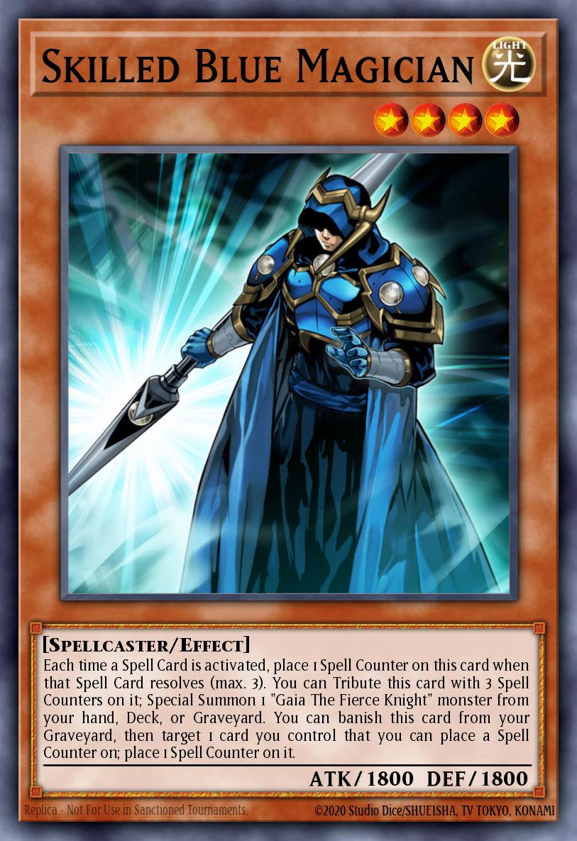 Card Image: Skilled Blue Magician