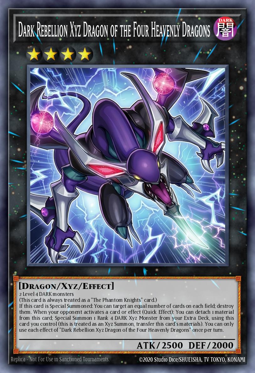 Card Image: Dark Rebellion Xyz Dragon of the Four Heavenly Dragons
