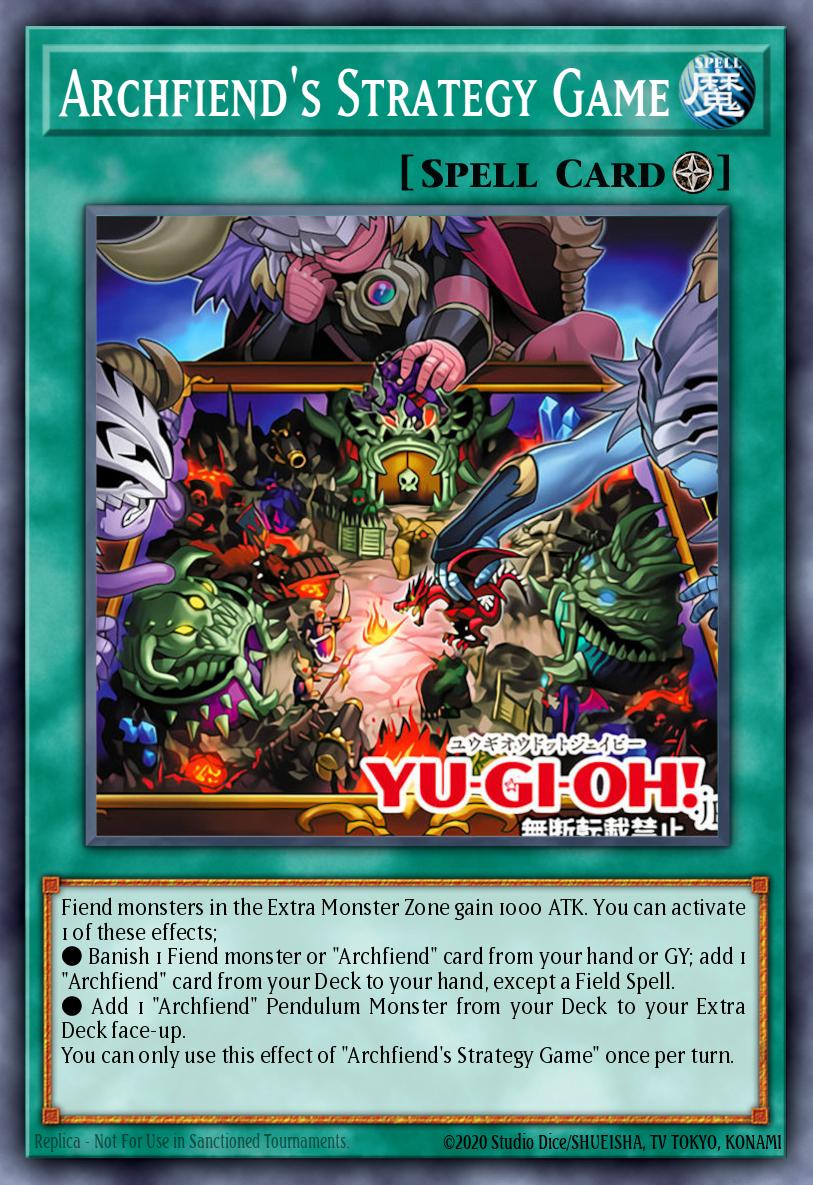 Card Image: Archfiend's Strategy Game