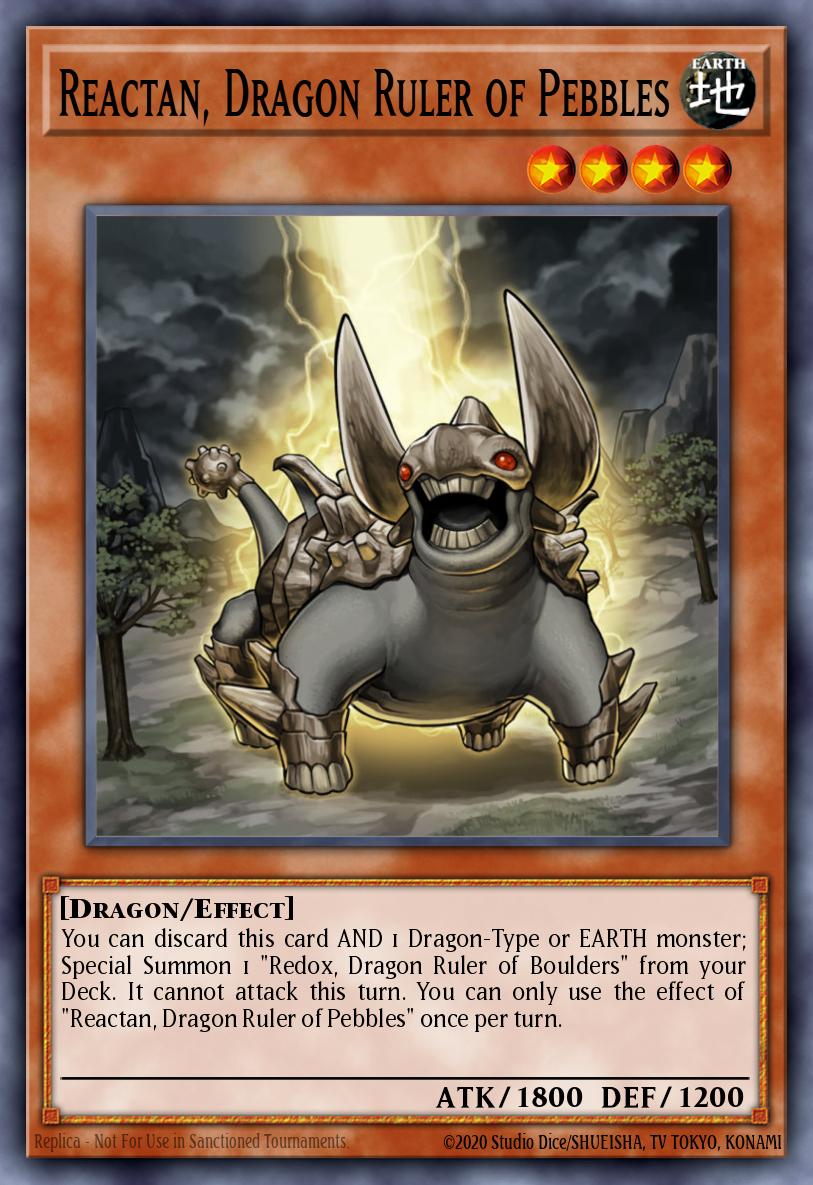 Card Image: Reactan, Dragon Ruler of Pebbles