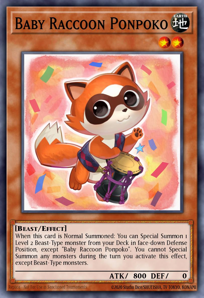 Card Image: Baby Raccoon Ponpoko