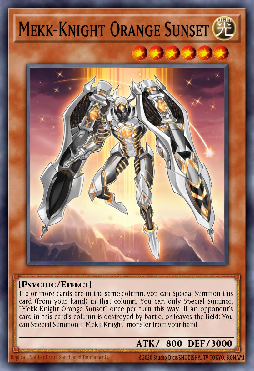 Card Image: Mekk-Knight Orange Sunset