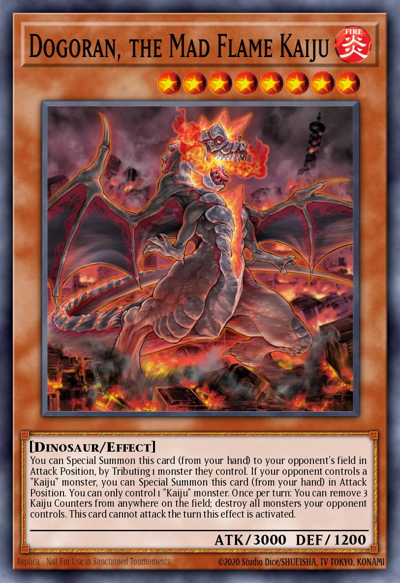 Card Image: Dogoran, the Mad Flame Kaiju